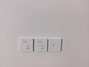公牛（BULL）開(kāi)關(guān)插座86型暗裝墻壁面板5孔USB網(wǎng)線(xiàn)空調 啞光奶油風(fēng) G12暮雪白 【熱銷(xiāo)爆款】10A斜五孔10只裝 曬單實(shí)拍圖