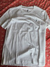諾帝卡（NAUTICA）【商場(chǎng)同款】男裝25春夏新款純棉透氣舒適短袖T恤男 白色1BW L 曬單實(shí)拍圖