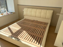 大樹(shù)島家居泡芙床法式奶油風(fēng)小戶(hù)型主臥雙人床現代簡(jiǎn)約真皮儲物床 【櫸木排骨架】升級版單床 支架結構1800mm*2000mm 曬單實(shí)拍圖