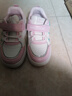 回力（Warrior）女童運動(dòng)鞋春秋季中大童低幫板鞋兒童休閑鞋WZ(CL)-1368 白/粉29 曬單實(shí)拍圖