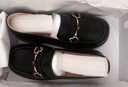 百麗馬銜扣樂(lè )福鞋女26春新平跟百搭單鞋Z3B1DAA6 黑色 39 曬單實(shí)拍圖