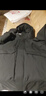鴨鴨羽絨服男女中長(cháng)款2025冬季新款防寒工裝派克保暖外套厚YX 黑色 3XL 190/104A(XXXL) 曬單實(shí)拍圖