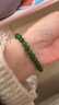 豆蔻時(shí)光收藏級6mm和田玉碧玉手鏈高水頭無(wú)黑玉石手串生日禮物男女士款 曬單實(shí)拍圖