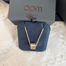 APM Monaco【情人節禮物】迷宮可調節項圈金黃色冰雕毛衣鏈簡(jiǎn)約 曬單實(shí)拍圖