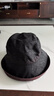 PTAH布塔香云紗雙面雙戴大帽檐可卷邊重磅真絲桑蠶絲防曬遮陽(yáng)帽女 黑紅 曬單實(shí)拍圖