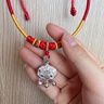 中國黃金（CHINA GOLD）足銀平安鎖項鏈寶寶款長(cháng)命鎖吊墜新生嬰兒滿(mǎn)月周歲禮物送小孩生日 京速達-足銀寶寶長(cháng)命平安鎖項鏈 曬單實(shí)拍圖