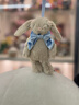 Jellycat害羞米色邦尼兔冬日掛飾毛絨掛件圣誕禮物新年禮物生日禮物 褐色 One Size 曬單實(shí)拍圖