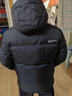 鴨鴨【高充絨】羽絨服男士短款加厚2025年冬季新款面包服防寒保暖外套 黑色 【197-255g充絨】 L 【建議125-150斤】 曬單實(shí)拍圖