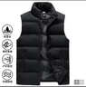 GLM棉馬甲男秋冬季保暖防寒棉服男戶(hù)外百搭坎肩背心外套男裝黑色5XL 曬單實(shí)拍圖