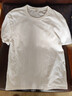 【京東直采】純棉t恤馬年圓領(lǐng)t恤男內搭衣服休閑透氣打底衫 白色（短袖） XL （125-140斤） 曬單實(shí)拍圖