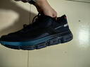 安踏彈力膠緩震跑鞋男氣墊回彈跑步鞋舒適透氣運動(dòng)鞋男鞋112615501 基礎黑/煙墨灰-7 40 (男7) 曬單實(shí)拍圖