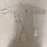 babylove【清倉】嬰兒連體衣春秋季睡衣寶寶哈衣爬服簡(jiǎn)約彈力微絨保暖衣服 淺沙色 66cm 曬單實(shí)拍圖