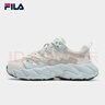 斐樂(lè )（FILA）官方女鞋老爹鞋運動(dòng)鞋鞋子蕨草鞋2休閑鞋 椰漿白/雨朦灰色-CR 37.5 曬單實(shí)拍圖