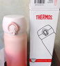 膳魔師（THERMOS）保溫杯316鋼350ml男女士?jì)和漳陼?huì )新年禮物JNL-350S珊瑚粉 曬單實(shí)拍圖