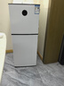 東之開(kāi)立雙開(kāi)門(mén)家用小冰箱冷藏冷凍一級節能 A146珍珠白/雙門(mén)鎖鮮【數顯模式】 曬單實(shí)拍圖