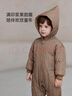 babylove【清倉】嬰幼兒夾棉連體衣冬季保暖哈衣爬服男女寶寶連帽外出服 曬單實(shí)拍圖