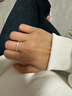 BJYLS999足銀戒指女男素圈食指環(huán)小眾開(kāi)口純銀尾戒飾品生日禮物送女友 【999足銀】極簡(jiǎn)素圈戒指-女款 曬單實(shí)拍圖