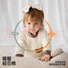 婧麒（JOYNCLEON）嬰兒保暖連體衣秋冬季寶寶夾棉衣服哈衣新生兒空氣棉睡衣爬服 斜開(kāi)麻花小熊 59cm 曬單實(shí)拍圖