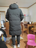 巴拉巴拉童裝兒童羽絨服男女童2025新款男寶女寶冬裝長(cháng)款加厚保暖親子外套 黑色90001-灰鴨絨 180 （充絨量340g 成人可穿） 曬單實(shí)拍圖