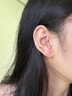QMXD純999足銀耳釘女2025年新款養耳洞耳環(huán)睡覺(jué)免摘耳骨釘耳棒防堵針 s999足銀耳釘 一對 曬單實(shí)拍圖