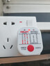 德力西電氣電路安全相位檢測儀家用驗電器測試缺少零線(xiàn)火線(xiàn)地線(xiàn)漏保檢測精準 標準款（10A/16A通用） 曬單實(shí)拍圖