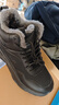 回力雪地靴男冬季休閑防寒棉鞋東北皮毛一體保暖高幫鞋 黑色 42 曬單實(shí)拍圖