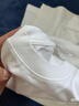棉的美學(xué)230G重磅純棉長(cháng)袖t恤男秋季純色簡(jiǎn)約休閑百搭長(cháng)袖保暖男女同款 軟綿綿像暖云-茉莉白 L 推薦115-130斤 曬單實(shí)拍圖