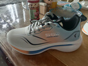 里奇.喬丹   RICKY JORDAN跑步鞋男款皮面防水網(wǎng)面透氣輕便防滑休閑運動(dòng)鞋加絨保暖棉鞋男鞋 8815桔色【皮面防水四季款】 41 曬單實(shí)拍圖