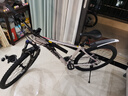 千里達（TRINX）千里達M985山地自行車(chē)禧瑪諾21速油壓碟剎霞光銀17寸 曬單實(shí)拍圖