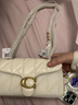 蔻馳（COACH）【專(zhuān)柜同款】女士TABBY20小號單肩斜挎包白色 CP149 情人節禮物 曬單實(shí)拍圖