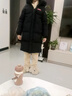 鴨鴨【孫穎莎同款】鴨鴨兒童羽絨服男女童冬季中長(cháng)款中大童裝外套裝HY 曬單實(shí)拍圖