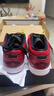 Jordan男休閑鞋AJ1反轉禁穿 JORDAN 1馬年新春運動(dòng)鞋553558-606黑紅40.5 曬單實(shí)拍圖