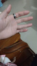 半粒戒指男潮流鈦鋼嘻哈小眾男生單身食指環(huán)戒可轉動(dòng)不掉色尾戒 9號尺寸款 曬單實(shí)拍圖