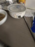 帶蓋泡面碗陶瓷保鮮碗 學(xué)生微波爐專(zhuān)用沙拉碗卡通泡面碗 保鮮碗6寸（花色隨機） 曬單實(shí)拍圖