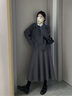 GCRZW輕奢灰色西裝半身裙女2025年新款秋冬季超好看百褶裙絕美a字傘裙 灰色-長(cháng)款 【高級氣質(zhì)款】 M /27 建議95-105斤 曬單實(shí)拍圖