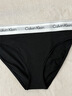 Calvin Klein內衣【摩登引力帶】ck棉質(zhì)襠高腰比基尼三角內褲女 UB1-太空黑 XS 曬單實(shí)拍圖