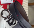 菲拉格慕（Ferragamo）男士雙面可調式Gancini皮帶 0689134_C  _ 105 禮物送男友 曬單實(shí)拍圖
