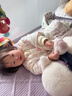 貝肽斯嬰兒睡袋兒童春夏恒溫睡袋1-3-6歲新生兒寶寶分腿防踢被子連體衣 初聲回響【秋冬中厚10-20℃】胎脂皮 M碼【適合身高80-95cm】建議1.5-2.5歲 曬單實(shí)拍圖