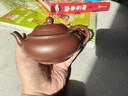 古悅堂 宜興原礦紫砂壺純全手工名家張愛(ài)娣底槽清珍藏功夫茶具 線(xiàn)韻玉斗 曬單實(shí)拍圖