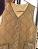 古今（GUJIN）保暖背心女馬甲加絨加厚羊毛內穿秋冬打底內搭輕薄外套坎肩馬夾 曬單實(shí)拍圖