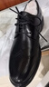 森達正裝鞋男牛皮上班商務(wù)皮鞋男士婚鞋 布洛克款  41 曬單實(shí)拍圖
