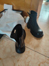 DAPHNE高跟短靴女爆款2025新款秋冬季百搭厚底英倫風(fēng)切爾西馬丁靴 曬單實(shí)拍圖