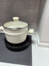 紅廚鈦陶瓷湯鍋帶蒸格24cm家用燉煮鍋煲湯燜蒸鍋煮粥電磁爐燃氣灶通用 曬單實(shí)拍圖