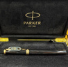 派克（PARKER）鋼筆卓爾18K金筆大墨水禮盒套裝男士高端簽字筆輕奢商務(wù)送禮生日禮物送老師長(cháng)輩領(lǐng)導過(guò)新年禮物盒 精英睿智黑金夾墨水筆【限定·實(shí)木禮盒】 曬單實(shí)拍圖
