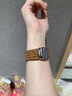 做舊高級感磁吸表帶 適配華為GT6/GT5/GT4女款 GT6Pro/GT5Pro/Watch5瘋馬紋復古皮鏤空手表帶 【復古皮亮扣磁吸】棕色 gt6/gt5/gt4【表盤(pán)41mm】通用 曬單實(shí)拍圖