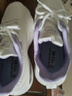 回力官方女鞋春季運動(dòng)鞋女軟彈跑步鞋女鞋子舒適媽媽鞋子女款老人鞋 白紫色【皮面款】 37 曬單實(shí)拍圖