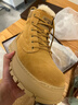駱駝（CAMEL）加絨保暖增高厚底休閑戶(hù)外高幫雪地靴男士 G14W136663 土黃 42  曬單實(shí)拍圖