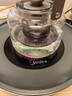 美的（Midea）圍爐煮茶套裝電陶爐煮茶器電烤爐 多功能玻璃茶壺爐遠紅外加熱 室內戶(hù)外露營(yíng)圍爐煮茶爐全套煮茶壺 【新式無(wú)煙圍爐】配烤盤(pán)+茶壺 曬單實(shí)拍圖