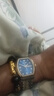 歐利時(shí)（OLEVS）品牌瑞士認證手表男雙日歷夜光防水男士手表方形表盤(pán)簡(jiǎn)約石英男表 OLEVS-5528-鋼帶間藍 曬單實(shí)拍圖