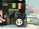 佳能（Canon）EOS R50 微單半畫(huà)幅相機 r50小巧便攜 Vlog拍攝直播相機 4K短視頻  學(xué)生微單相機 R50黑色 RF-S18-45套機 套餐一【128G內存卡~抗震防雨包~Vlog套裝 曬單實(shí)拍圖